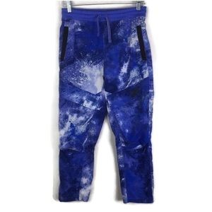 Nike Sportswear Tie Dye Athletic Workout Pants in Blue/Purple Multi